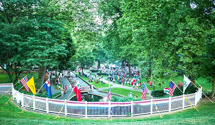 Lititz, PA - 3rd. July, 2019: Event held on Lititz, PA to celebrate 4th of July
