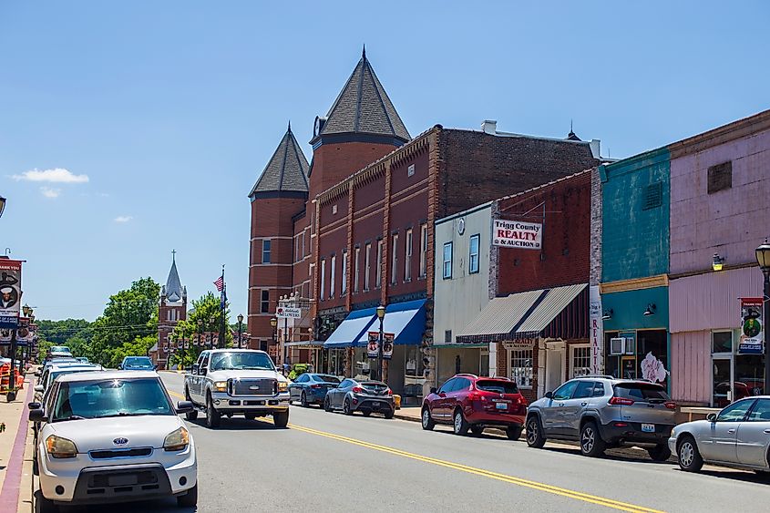 The annual Trigg County Country Ham Festival is held in downtown Cadiz, Kentucky.