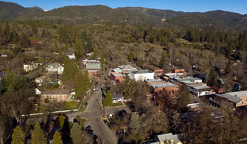 Overlooking Jacksonville, Oregon.