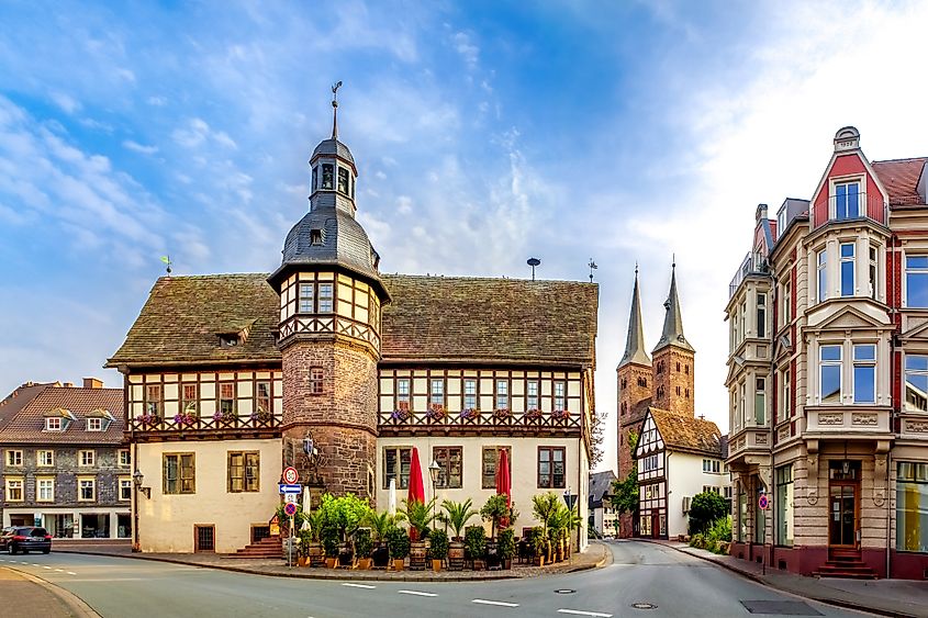 Old city of Hoexter, Germany