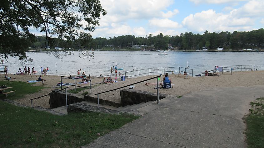 Wilson State Park in Harrison, Michigan. 