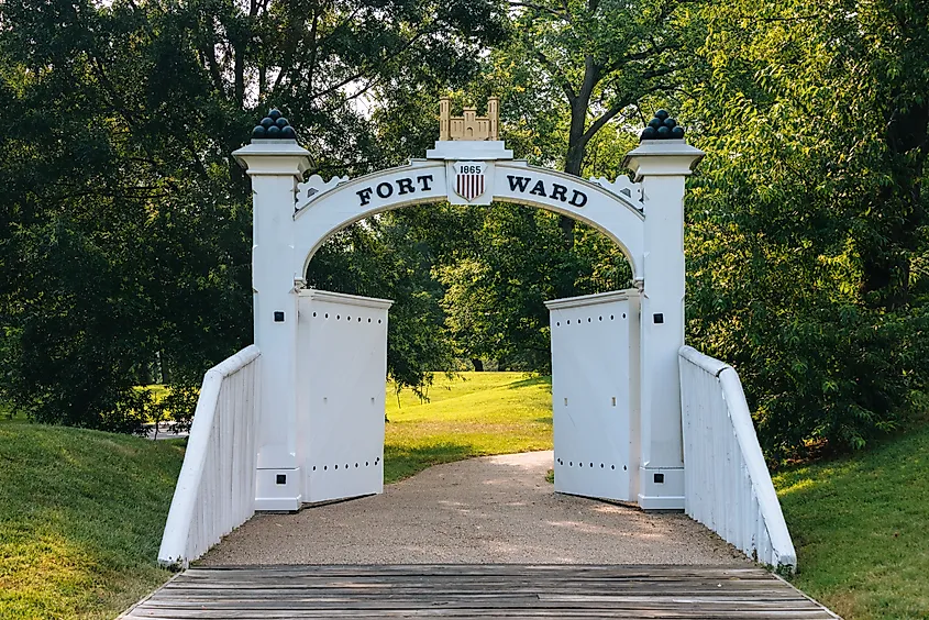 The Fort Ward Museum & Historic Site, in Alexandria, Virginia