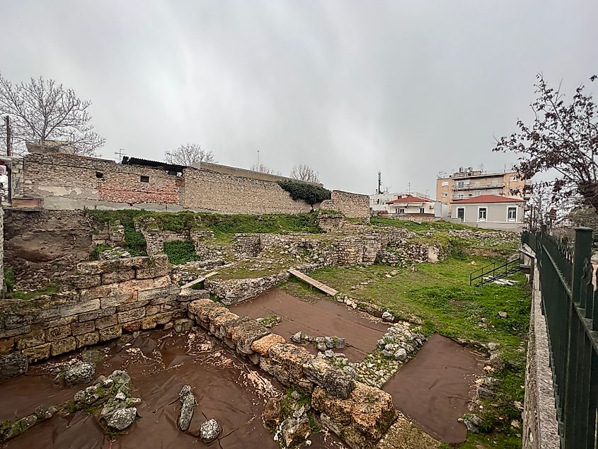 Ruins of ancient Thebes, Greece