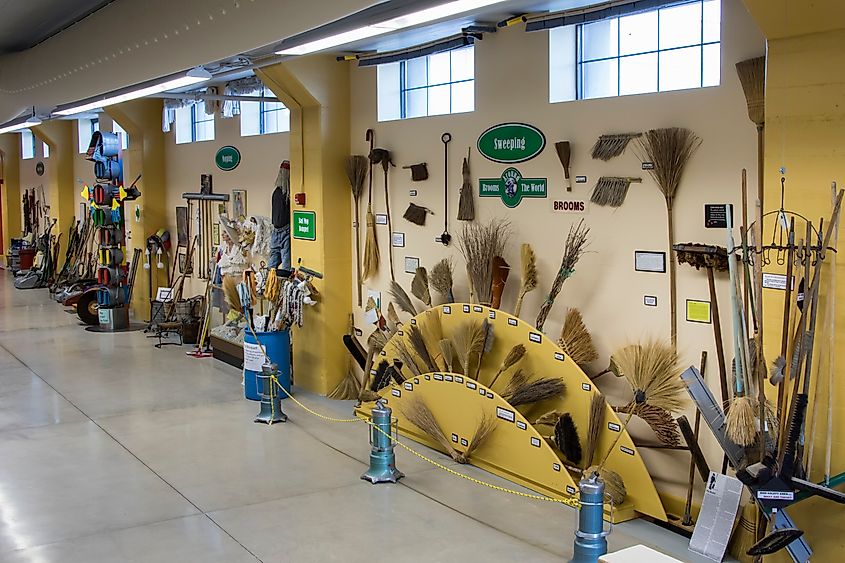 A display of cleaning products at the Museum of Clean in Pocatello, Idaho