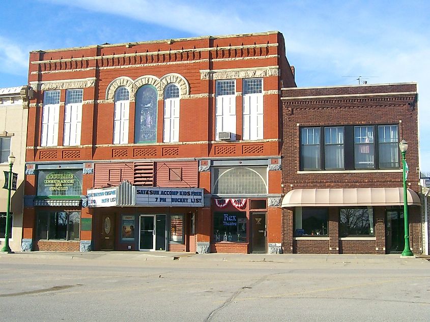 Opera House and old city hall, Glenwood, Iowa