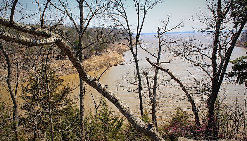 The Elk River, Kansas.