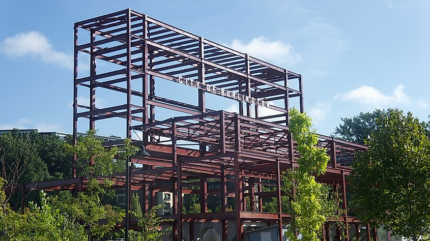 "The Frame" in Waterfront Park Burlington, Vermont.