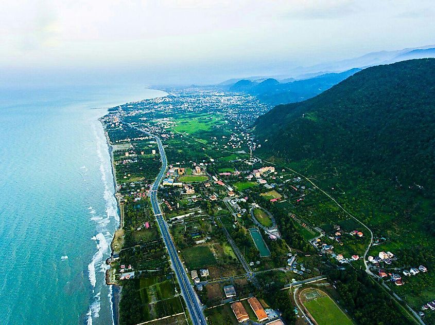 A Caspian resort in Ramsar, Iran.