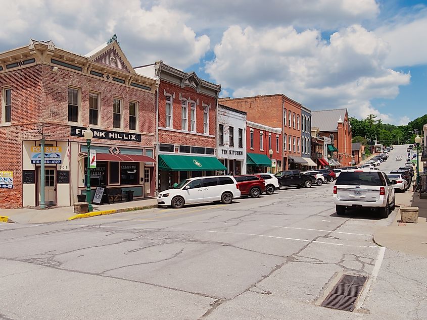 Main Street in Weston, Missouri