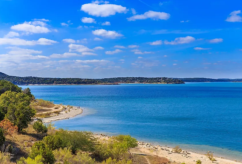 Beaches of Canyon Lake, Texas.