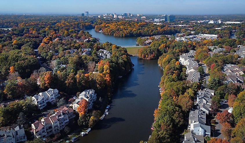 Historic downtown Staunton, Virginia, in the Shenandoah Valley.