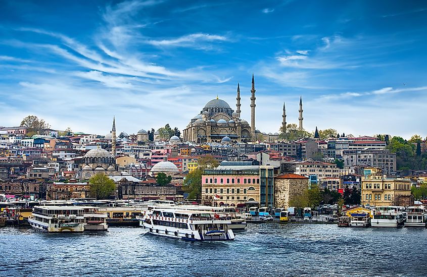 Istanbul the capital of Turkey