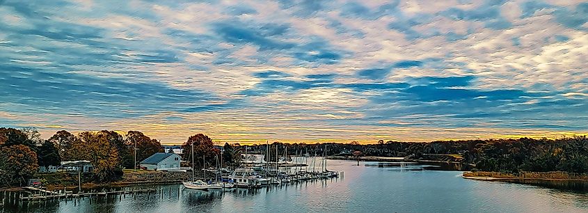 The Patuxent River near California and Solomons Island.