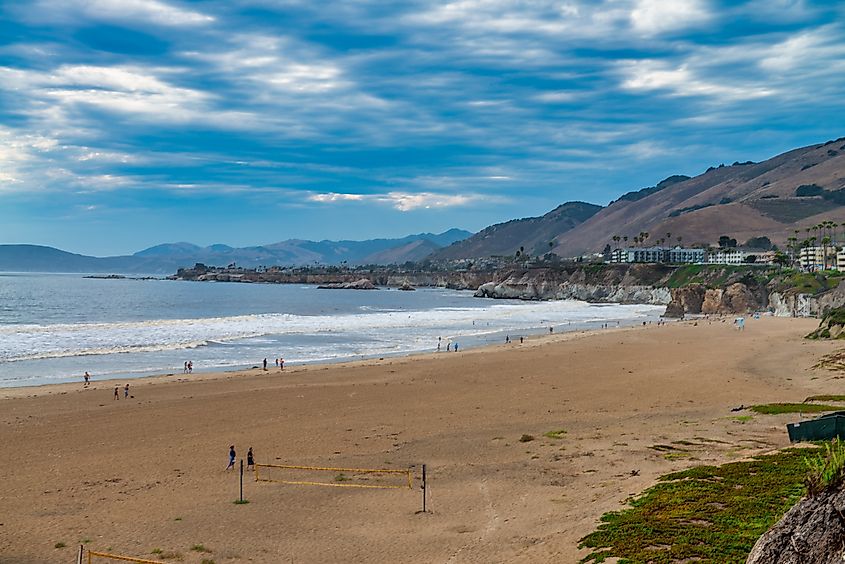 Coastline in Arroyo Grande, California.