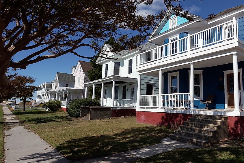 Cape Charles, Virginia summer rentals on the Chesapeake Bay.
