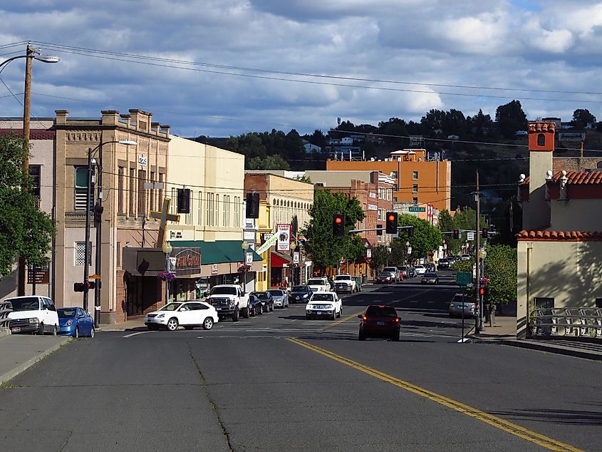 Downtown Pendleton, Oregon.