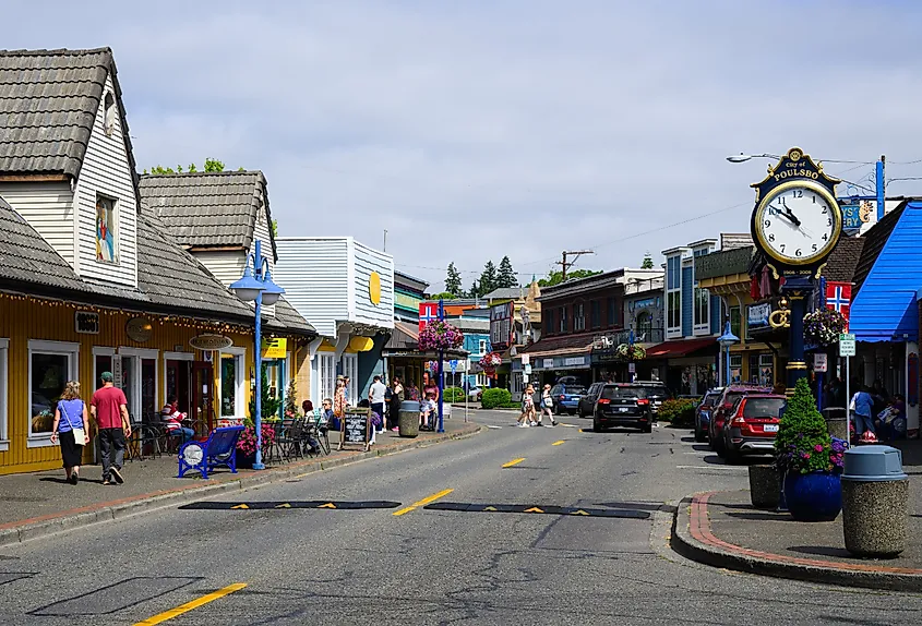 Downtown Poulsbo, Washington Front Street 