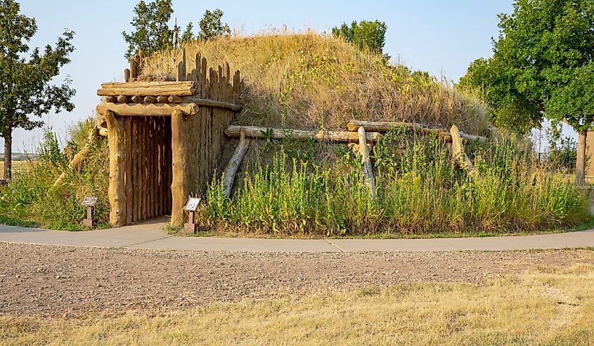 Knife River Indian Villages National Historic Site in North Dakota, USA