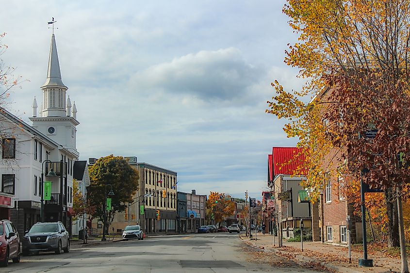 Street view in Antigonish, Nova Scotia