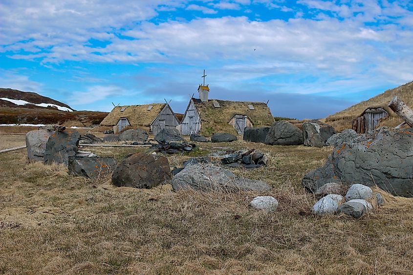 L'Anse aux Meadows - Viking's settlement, Newfoundland, Canada
