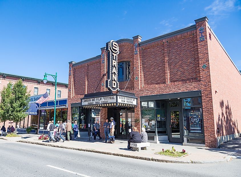 A theater in Rockland, Maine