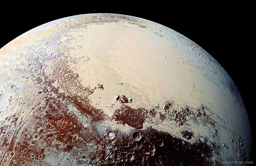 Pluto’s surface