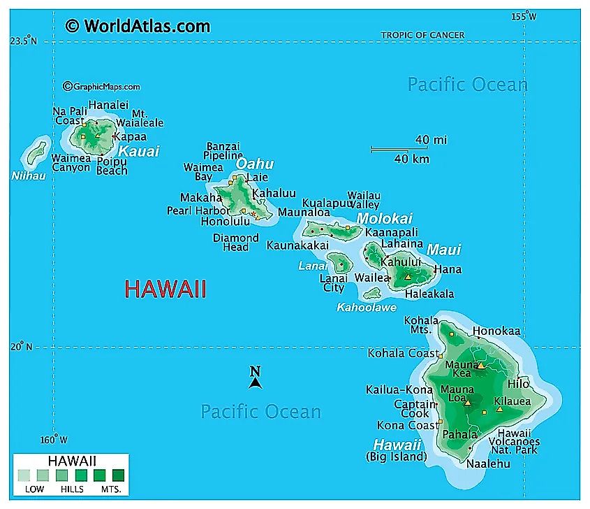 Hawaii Map