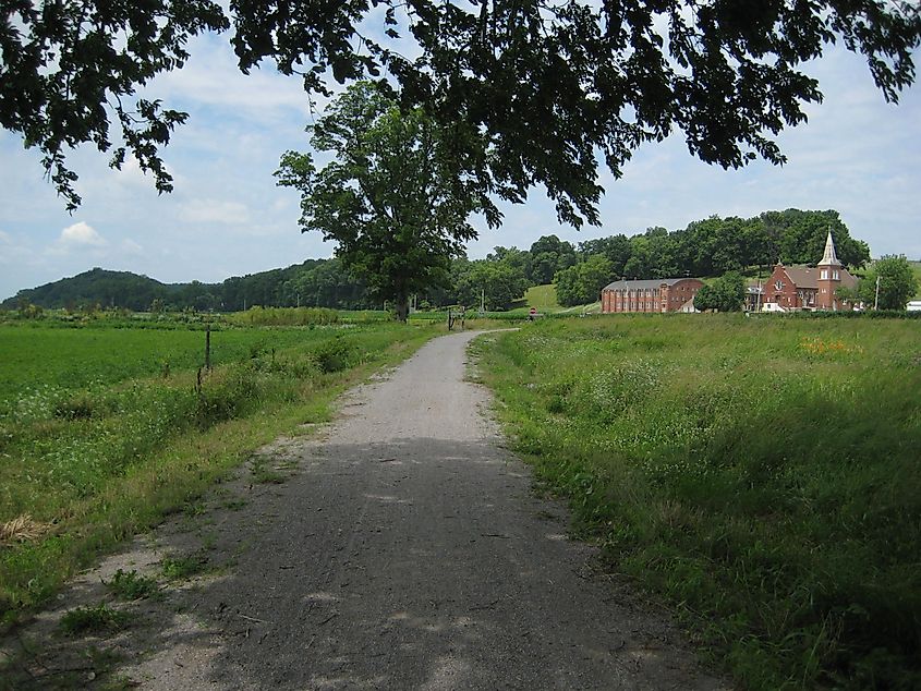 Landscape near Holts Summit, Missouri.