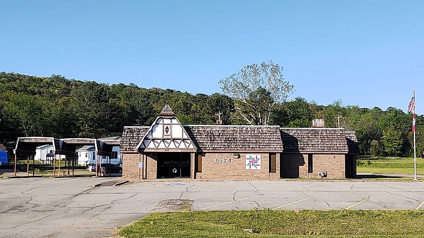Altus City Hall at 316 West Park Street in Altus, Arkansas