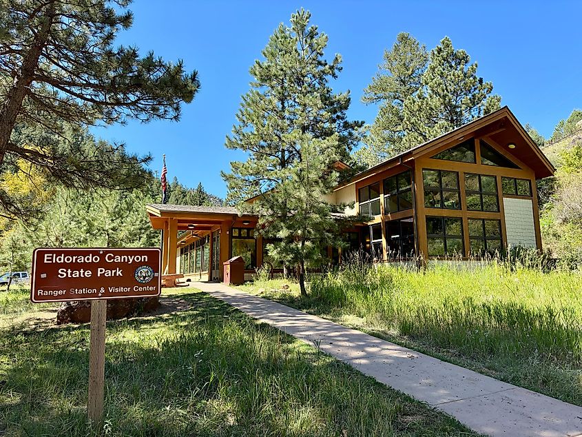 Visitor's Center at Eldorado Canyon State Park in Eldorado Springs, Colorado