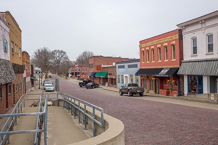 Mississippi Avenue in Crystal City, Missouri.