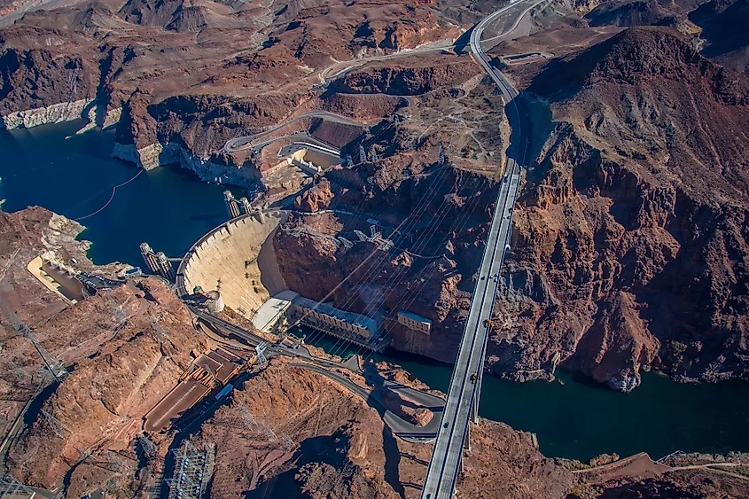 Hoover dam (Colorado river bridge)