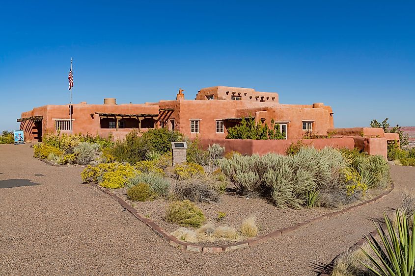 Beautiful Painted Desert Inn of Petrified Forest National Park, Arizona