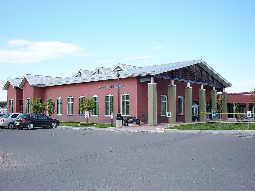 Aztec Public Library in Aztec, New Mexico