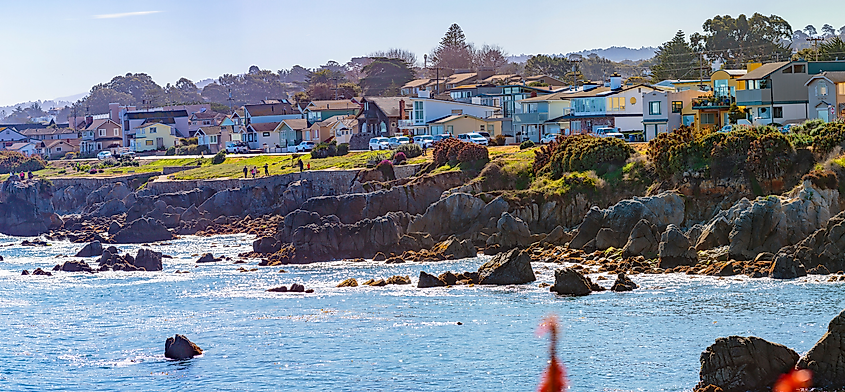 Waterfront view in Pacific Grove, California, via Daniel Shumny / Shutterstock.com