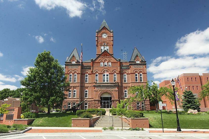 Cass County Courthouse in Plattsmouth, Nebraska.