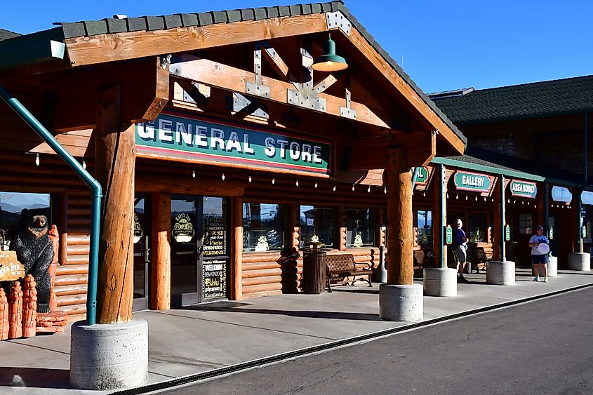 General store at Ruby's Inn in Bryce Canyon City, Utah.