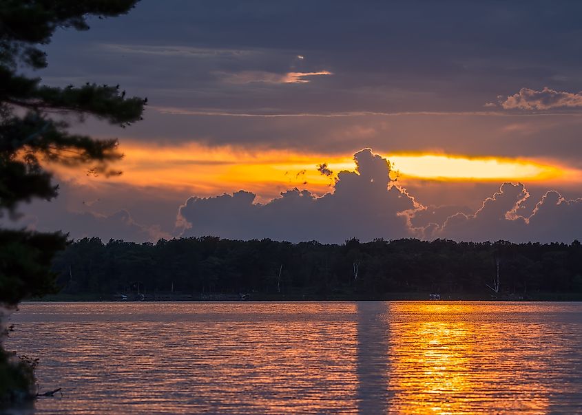 Lake Winnibigoshish in the Chippewa National Forest, northern Minnesota