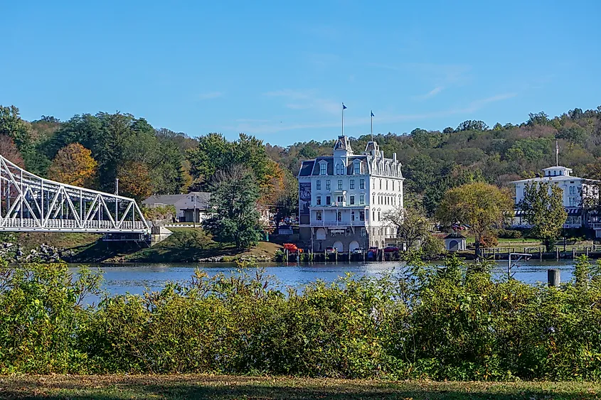 The Goodspeed Opera House in East Haddam, Connecticut.