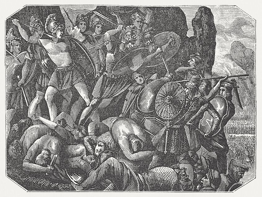 Thermopylae saw Greeks, including Spartans, fiercely resist Xerxes' Persian invasion.