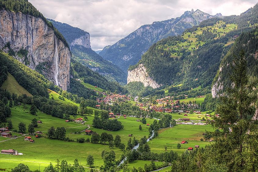 Lauterbrunnen Valley in Switzerland.