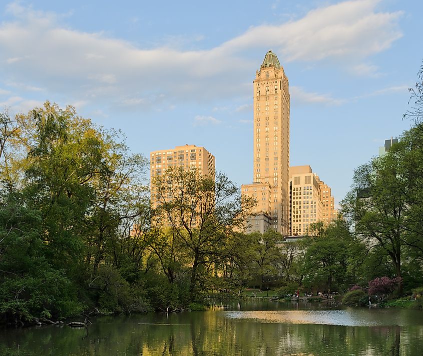 The Pierre seen from Central Park