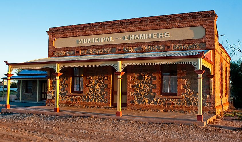 A rustic building in Silverton, New South Wales.