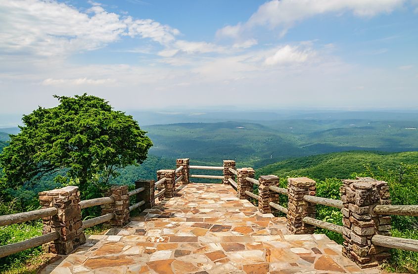 Mount Magazine State Park in the Ozarks