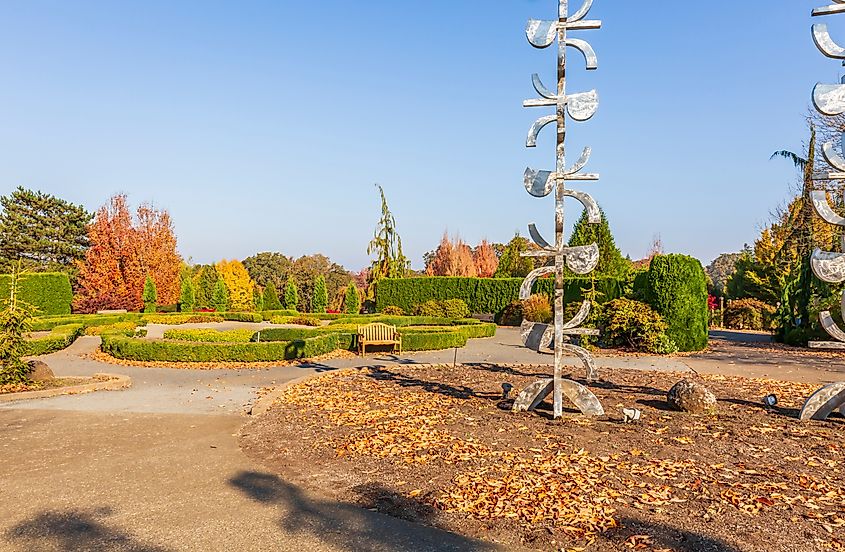 The Oregon Garden in Silverton, Oregon