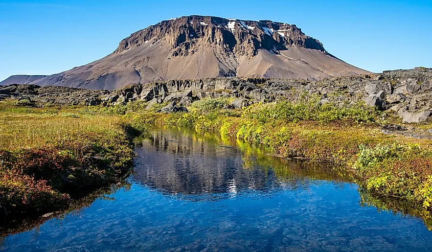 Tuya Herðubreið, not very far from Askja in Iceland.