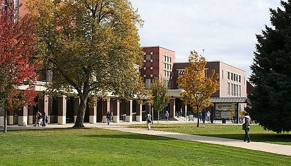 Albertson's Library at Boise State University. 