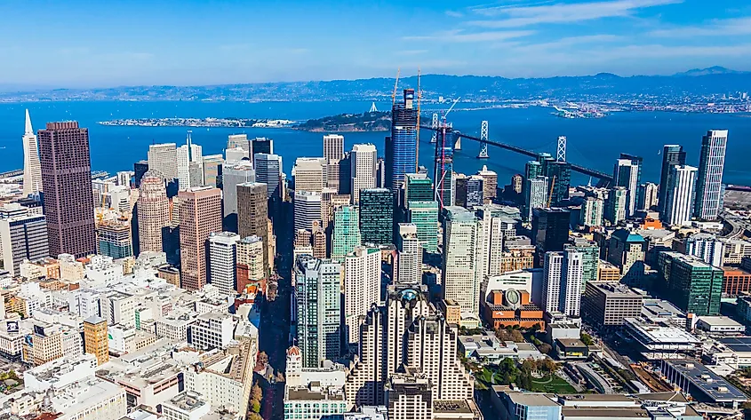 San Francisco, California skyline.