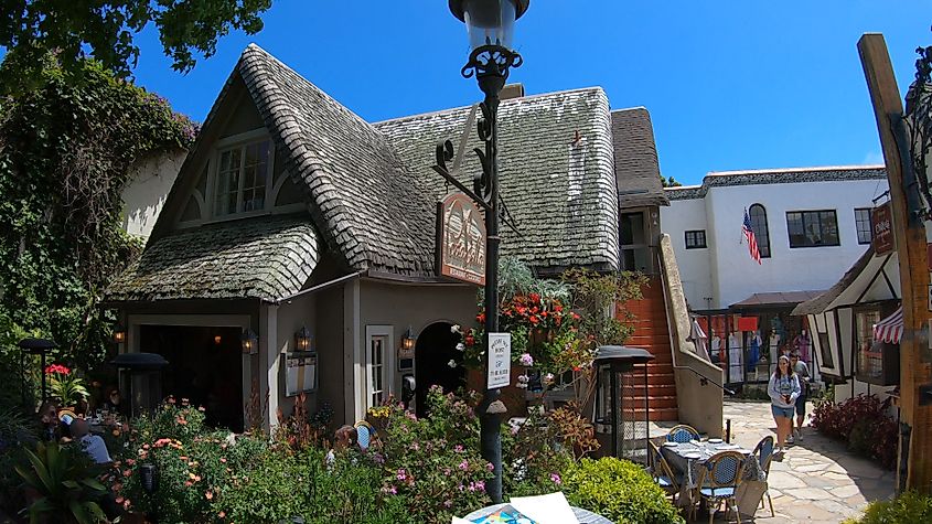 Porta Bella Restaurant on Ocean Avenue in Carmel-by-the-Sea.
