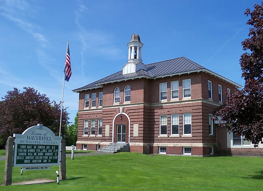 The Municipal office building in Haverhill, New Hampshire